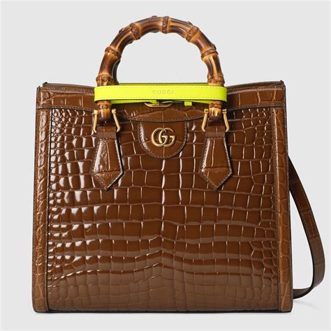 gucci diana crocodile|crocodile gucci handbags.